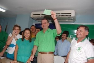 Fafá, Gustavo, Micarla, Chico Carlos, Walter Fonseca, 19-08-2009 - Filiação de Gustavo