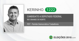 "Kerinho", em página oficial do TSE, seria servidor, sem se desincompatibilizar do cargo, em plena campanha (Reprodução BCS)