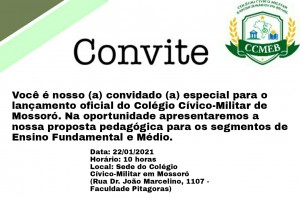 Escola Cìvico-Militar Expedicionários do Brasil de Mossoró - apresentação 22-01-21