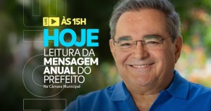 Mensagem anual 2021 do prefeito Álvaro Dias, de forma virtual 18-02-21