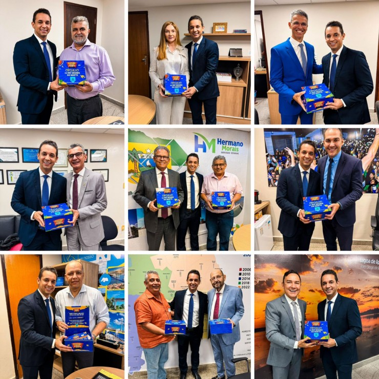 Ivanilson Oliveira, Terezinha Maia, Coronel Azevedo, Francisco do PT, Hermano Morais, Kleber Rodrigues, Taveira Júnior, Gustavo Carvalho e Neilson Diógenes foram alguns dos visitados (Fotomontagem do BCS)