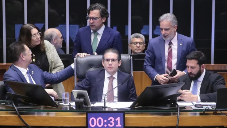 Hugo Motta seguiu vontade da maioria e levou governo à grande derrota (Foto: Bruno Spada/Câmara dos Deputados)