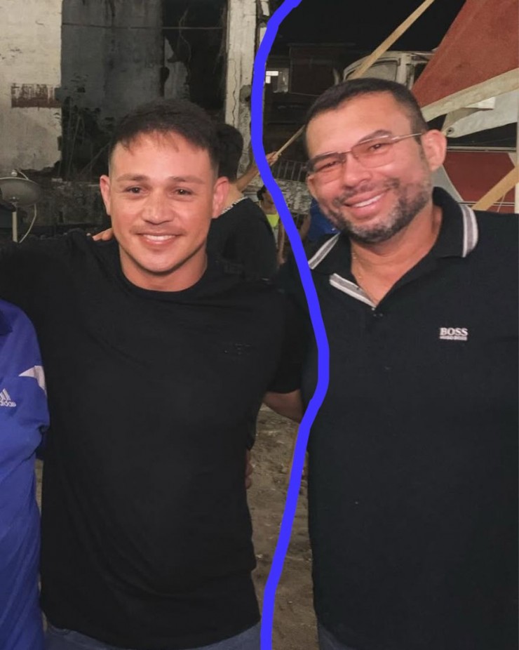 Deyvison anunciou pré-candidatura, já sabendo que Geovani, que o apoiou, anunciara esse projeto (Fotomontagem do BCS/2024)