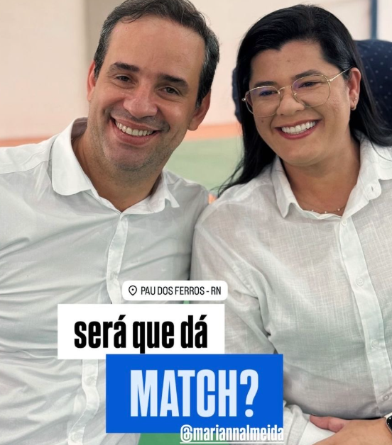Em suas redes sociais, Cadu Xavier tentou logo combinação com Marianna Almeida (Reprodução do BCS)