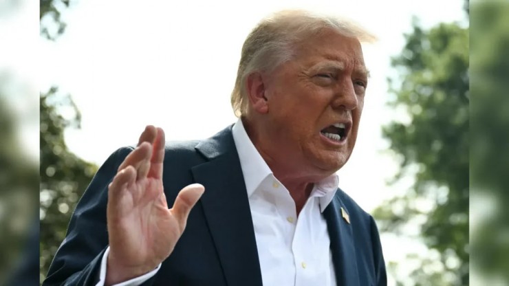 Trump justifica a guerra comercial contra o Brasil? "Porque eu posso" (Foto: Andrew Caballero-Reynolds/AFP)