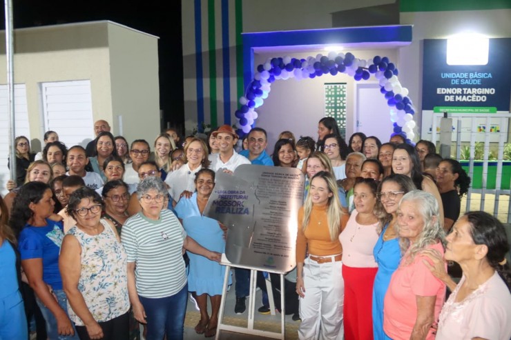 Inauguração antecede mais 12 UBS's que ainda serão entregues este ano (Foto: assessoria Zenaide Maia)