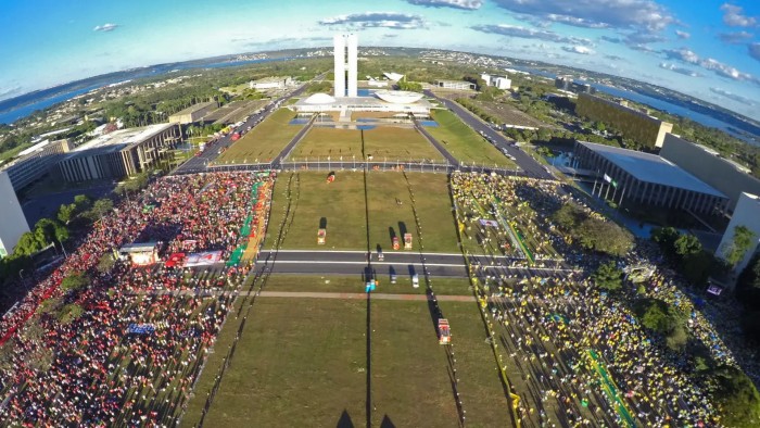Brasília, o epicentro do poder e o núcleo das diferenças que se transformaram em fosso (Foto: Reprodução do Canal Meio)