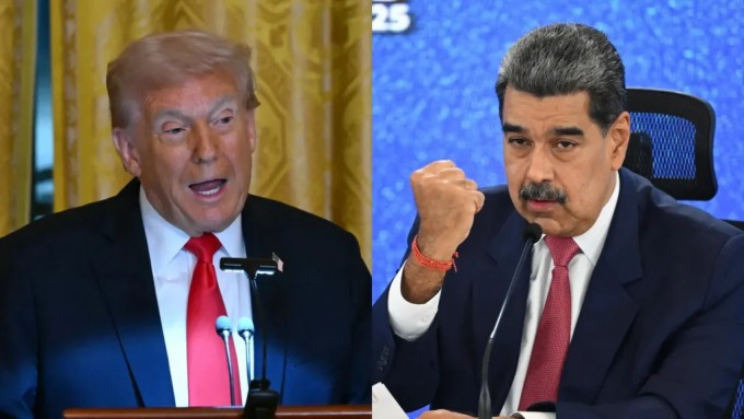 Donald Trump e Nikolas Maduro, um duelo desigual (Fotos: Andrew Caballero Reynolds e Frederico Parra-AFP)