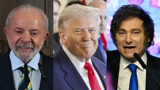 Lula, Trump e Milei agradaram o mercado (Fotos: Arif Kartono-AFP, Franck Robichon Anadolu-AFP, Luis Robayo-AFP)