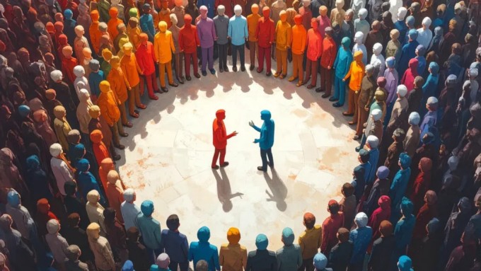 Arte ilustrativa do Canal Meio