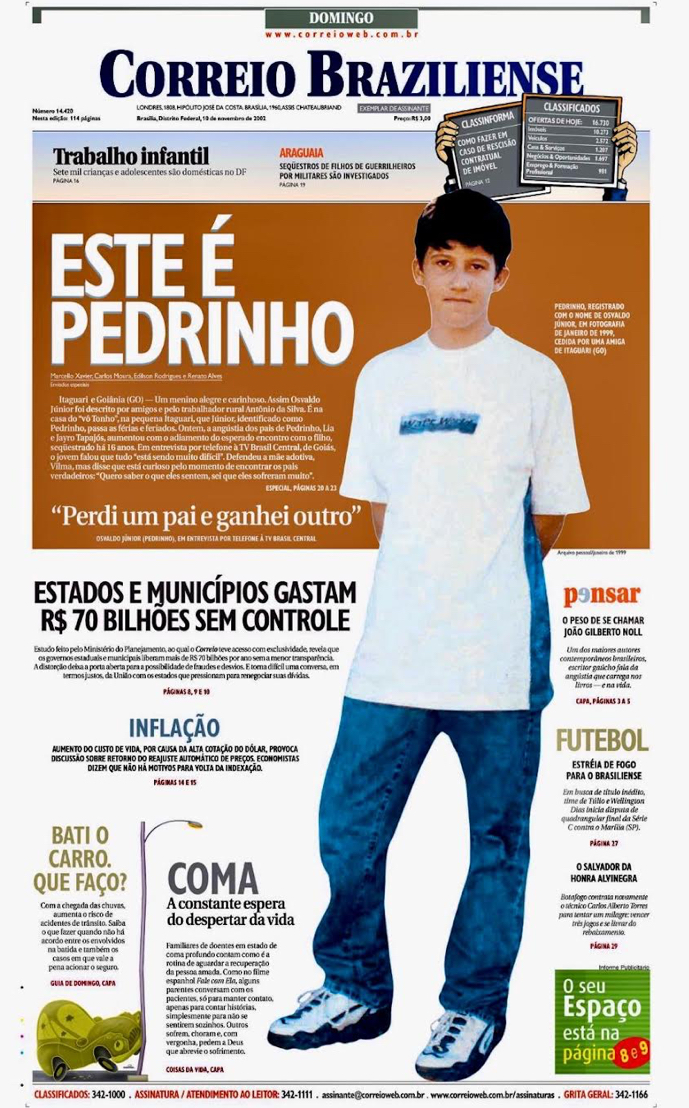 Capa do Correio Braziliense (Reprodução do BCS)