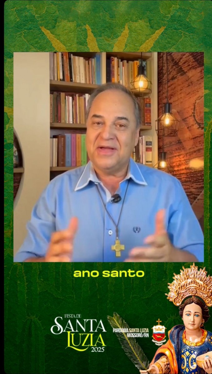 Print do vídeo do padre João Carlos (Reprodução do BCS)