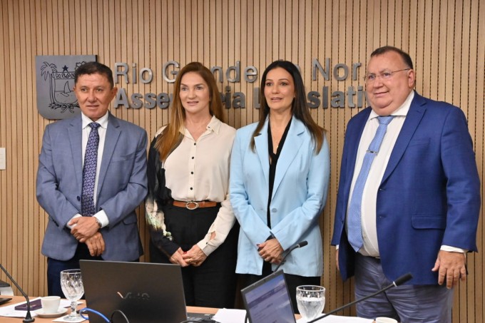 Deputados Kerginaldo, Terezinha, Cristiane e Bernardo: Comissão de Saúde (Foto: Eduardo Maia)