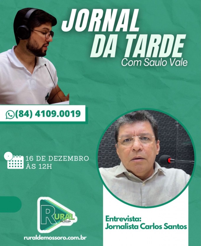 Banner de divulgação da Rádio Rural de Mossoró (Reprodução)