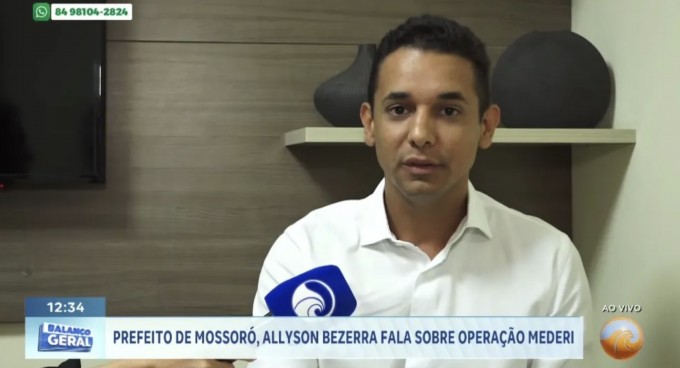 Prefeito de Mossoró deu entrevista ao programa Balanço Geral (Foto:
