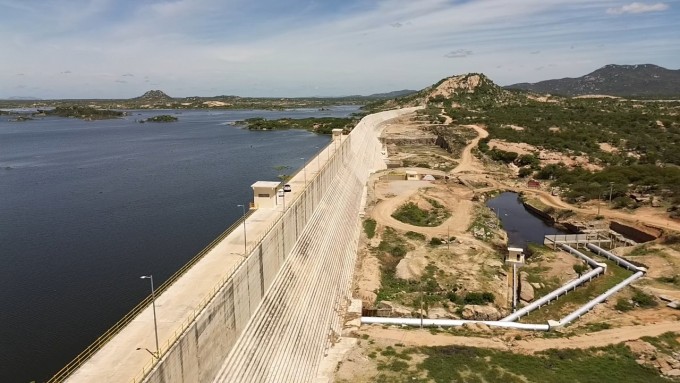 Barragem de Oiticica apresenta um alento nas reservas hídricas (Foto: Igarn)
