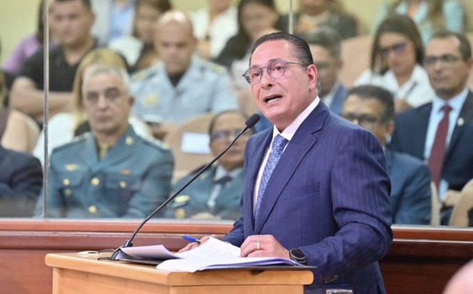 Ferreira discursou na abertura dos trabalhos (Foto: Eduardo Maia)