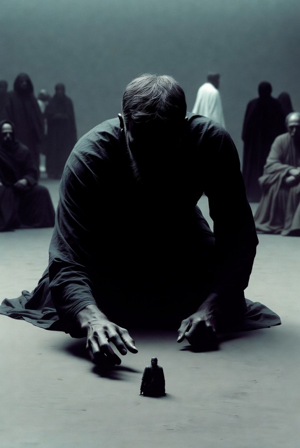 Arte ilustrativa com recursos de Inteligência Artificial para o BCS