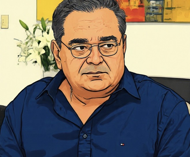 Álvaro tem uma série de problemas se avolumando (Arte com IA, a partir de foto/Arquivo)