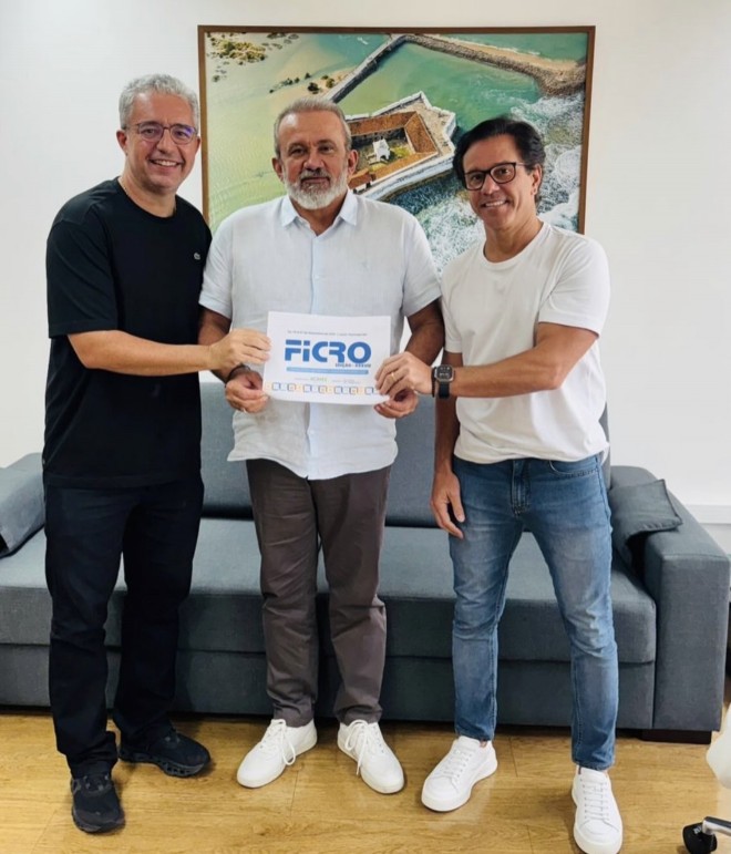 Michelson Frota, Itamar Manso, Marcelo Toscano: Ficro 2026 (Foto: redes sociais)