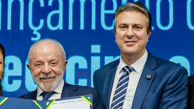 "Camilo é uma liderança importante que precisa ser utilizada em nível nacional", disse Lula (Foto: Ricardo Stuckert)