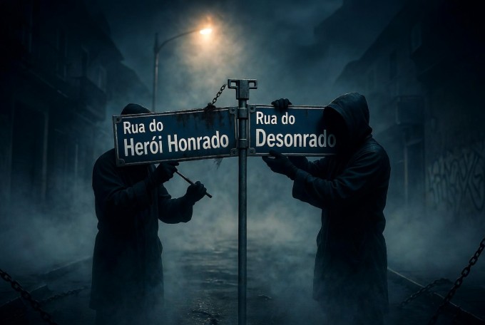 Arte ilustrativa com recursos de Inteligência Artificial para o BCS