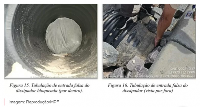 Denúncia é fundamentada também com fotos (Reprodução)