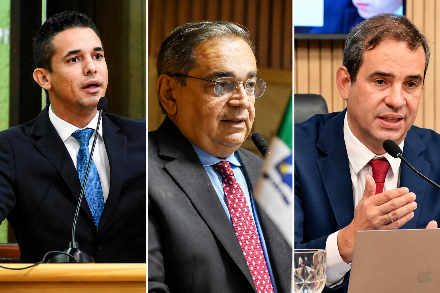 Allyson, Álvaro e Cadu: tempo, tempo, tempo… (Fotomontagem da 96 FM)