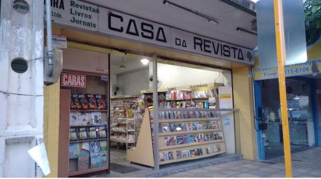 Casa da Revista na Rua Santos Dumont, Centro de Mossoró (Foto: Relembrando Mossoró)