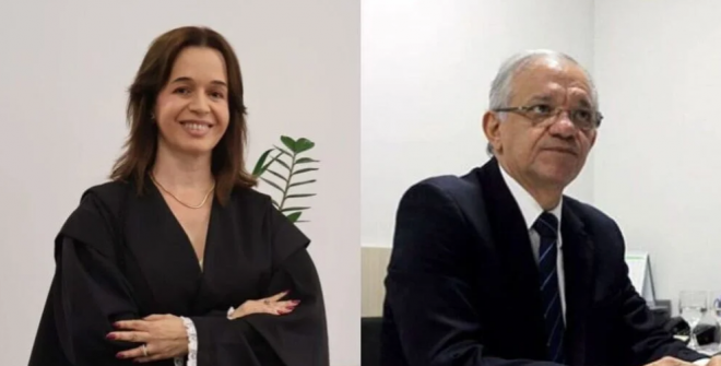 Os desembargadores Martha Danyelle e João Rebouças serão empossados às 15 horas (Fotomontagem: BCS)