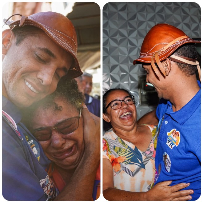 Allyson aposta no contado direto com populares, sem intermediários (Fotos: Lucas Bulcão/Assessoria)