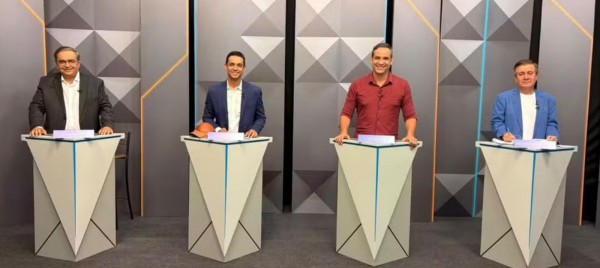 Álvaro Allyson, Cadu e Robério repetiram o de sempre (Foto: G1 RN)
