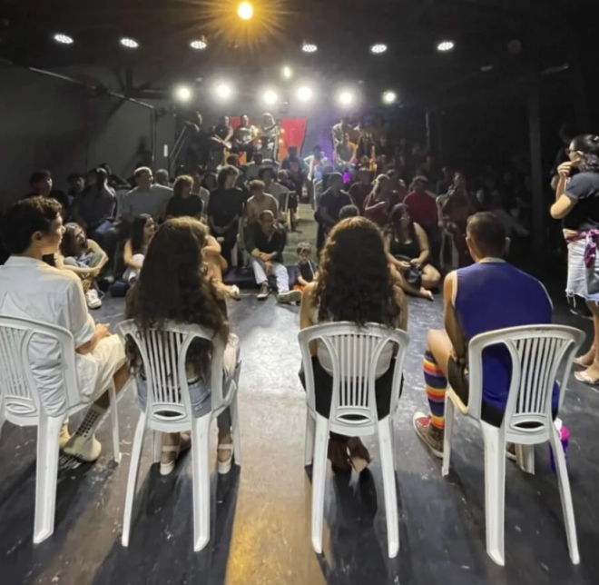 Quintal da Cia Pão Doce de Teatro abriga o evento até domingo (Foto: Atquivo/Divulgação)