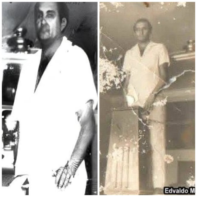 Reprodução de fotos originais do acervo de Edvaldo Morais