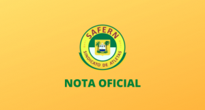 Nota Oficial do Safern, Sindicato dos Atletas de Futebol do RN 19-03-21