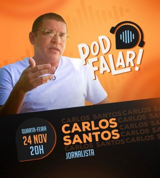 PodFalar - Super TV de Mossoró, programa, Carlos Santos