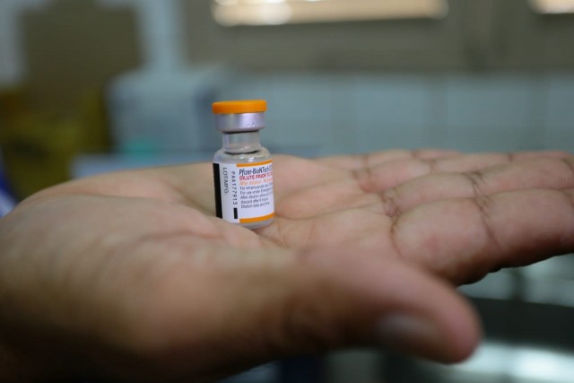 Vacinação começou nesse fim de semana em Mossoró (Foto: Allan Phablo)