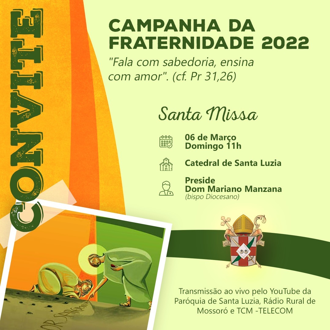 CARNAUBAIS PARA TODOS IGREJA CATÓLICA LANÇA HOJE A CAMPANHA DA FRATERNIDADE