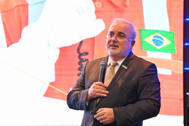 Prates mostrou direção da Petrobras com energias renováveis e perspectivas para o RN (Foto: João Gilberto/Agência Petrobras)