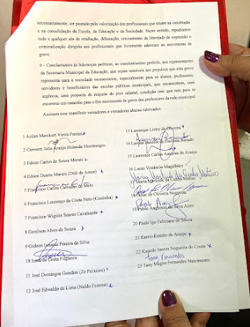 Sindicato e oposição pedem apoio à greve, mas evitam judicialização