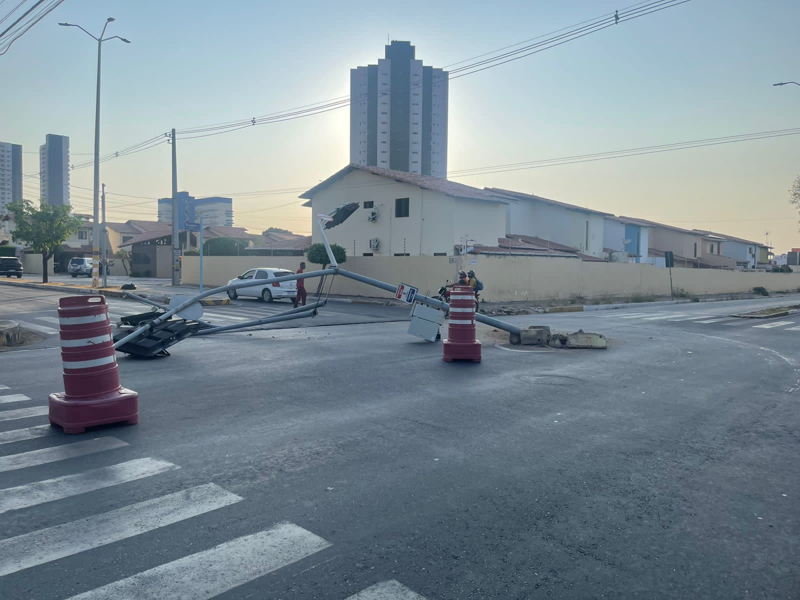 O que é ruim, piorou muito, com acidente no Nova Betânia