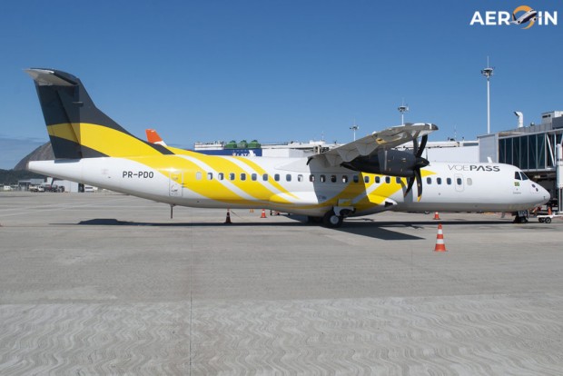 Turboélice ATR-72 é aeronave da Voepass (Foto: Aeroin.Net)