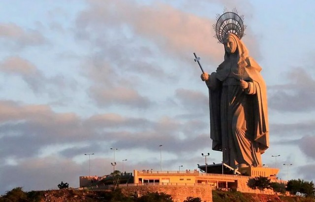 Santa Rita de Cássia em Nova Cruz-RN (Foto: Canindé Soares)
