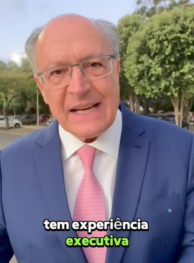 Vídeo de Alckmin é mensagem de reforço à campanha do candidato (Foto: reprodução)