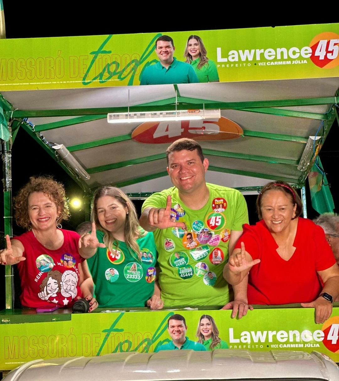 Fátima participa pela primeira vez da campanha de Lawrence-Carmem