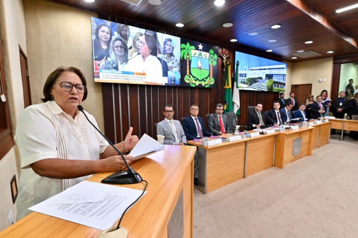 Governadora disse que ocorreram avanços em seu governo (Foto: Eduardo Maia)