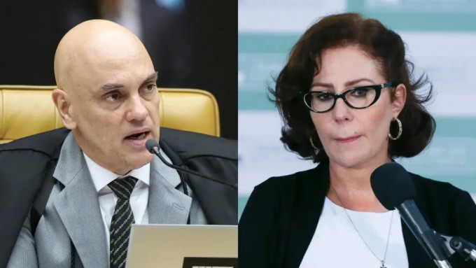 Alexandre de Moraes e Carla Zambelli seguem no mesmo enredo polêmico e grotesco (Fotos de Luiz Silveira-STF e Lula Marques-Agência Brasil)
