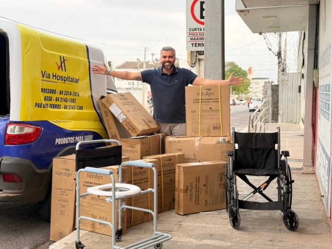 Já são 35 cadeiras entregues este ano, relata Petras (Foto: cedida)