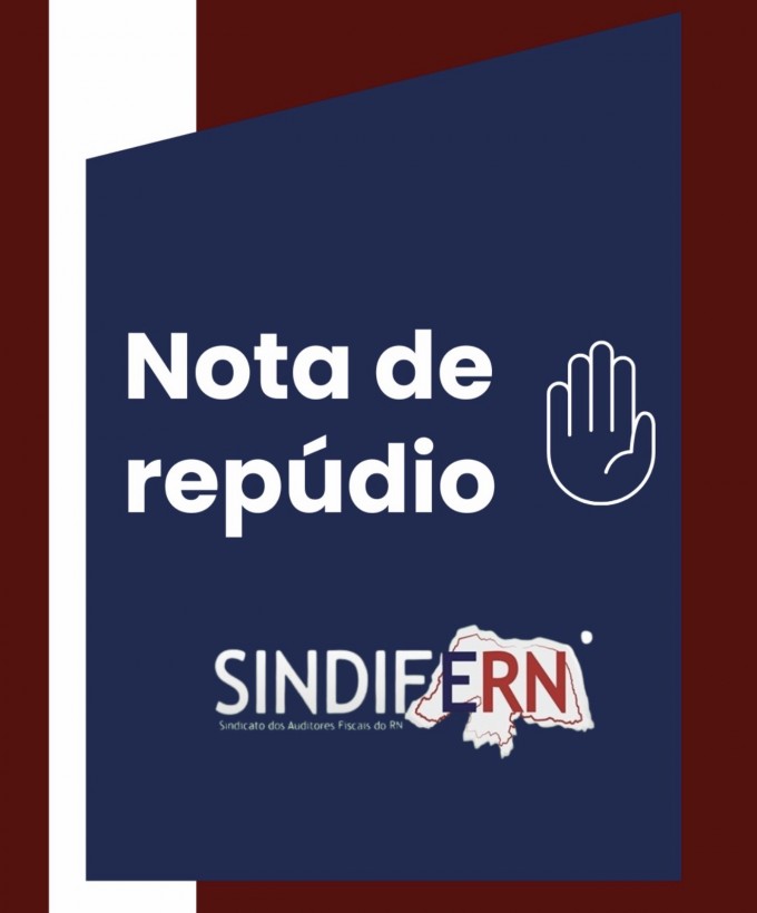 Banner da Nota de Repúdio do Sindifern (Reprodução do BCS)