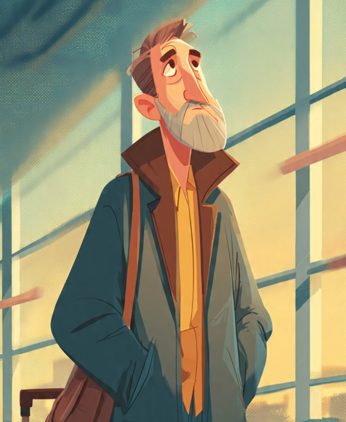 Arte ilustrativa com recursos de Inteligência Artificial para o BCS